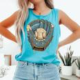 Baseball Drip Ice Cream Glove With Sprinkles And Ball Youth Premium Tri-Blend Comfort Colors Tank Top Light Green Baseball Drip Ice Cream Glove With Sprinkles And Ball Youth Premium Tri-Blend Comfort Colors Tank Top Light Green