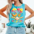 Baseball Drip Ice Cream Number 67 Player Lifestyle Comfort Colors Tank Top Light Green Baseball Drip Ice Cream Number 67 Player Lifestyle Comfort Colors Tank Top Light Green