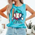 Baseball Drippy Style Apparel For Boys Youth Drip Baseball Comfort Colors Tank Top Light Green Baseball Drippy Style Apparel For Boys Youth Drip Baseball Comfort Colors Tank Top Light Green