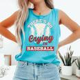 Baseball Game Day There Is No Crying In Baseball Comfort Colors Tank Top Light Green