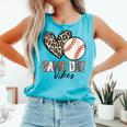 Baseball Game Day Vibes Baseball Mom Mama Leopard Cute Comfort Colors Tank Top Light Green Baseball Game Day Vibes Baseball Mom Mama Leopard Cute Comfort Colors Tank Top Light Green