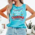 Baseball Great Grandma Of A Baseball Player Great Grandma Comfort Colors Tank Top Light Green