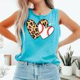 Baseball Heart Leopard Heart Sport Baseball Mom Comfort Colors Tank Top Light Green Baseball Heart Leopard Heart Sport Baseball Mom Comfort Colors Tank Top Light Green