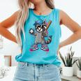 Baseball Ice Cream Drip For Boys And Girls Batter Game Day Comfort Colors Tank Top Light Green