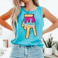Baseball Ice Cream Drip Home Plate Glove Respect Drip 2 Side Comfort Colors Tank Top Light Green Baseball Ice Cream Drip Home Plate Glove Respect Drip 2 Side Comfort Colors Tank Top Light Green