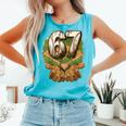 Baseball Ice Cream Drip Number 67 Playground Player 67th Comfort Colors Tank Top Light Green Baseball Ice Cream Drip Number 67 Playground Player 67th Comfort Colors Tank Top Light Green