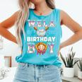 Baseball Ice Cream Drip Wela Of The Birthday Boy Comfort Colors Tank Top Light Green
