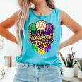 Baseball Ice Cream Respect The Drip Mardi Gras Carnival Boys Comfort Colors Tank Top Light Green Baseball Ice Cream Respect The Drip Mardi Gras Carnival Boys Comfort Colors Tank Top Light Green