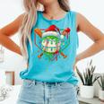 Baseball Lifestyle Apparel Youth Christmas Baseball Drip Comfort Colors Tank Top Light Green Baseball Lifestyle Apparel Youth Christmas Baseball Drip Comfort Colors Tank Top Light Green