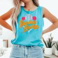 Baseball Lifestyle Home Plate Ice Cream Drip Men Boys Kids Comfort Colors Tank Top Light Green
