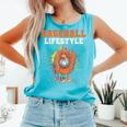 Baseball Lifestyle Ice Cream Drip Baseball Glove Crossed Bat Comfort Colors Tank Top Light Green Baseball Lifestyle Ice Cream Drip Baseball Glove Crossed Bat Comfort Colors Tank Top Light Green