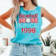 Baseball Mom Since 1998 Comfort Colors Tank Top Light Green Baseball Mom Since 1998 Comfort Colors Tank Top Light Green