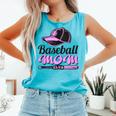 Baseball Mom Club Cool Comfort Colors Tank Top Light Green Baseball Mom Club Cool Comfort Colors Tank Top Light Green