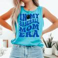 In My Baseball Mom Ear Blue Comfort Colors Tank Top Light Green In My Baseball Mom Ear Blue Comfort Colors Tank Top Light Green