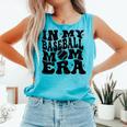 In My Baseball Mom Era Baseball Comfort Colors Tank Top Light Green