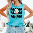 Baseball Mom Game Day Baseball Season Gameday Sports Mama Comfort Colors Tank Top Light Green