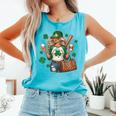 Baseball Mom Green Shamrock St Patrick Day Women Comfort Colors Tank Top Light Green Baseball Mom Green Shamrock St Patrick Day Women Comfort Colors Tank Top Light Green