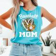Baseball Mom Leopard Heart Matching Family Comfort Colors Tank Top Light Green Baseball Mom Leopard Heart Matching Family Comfort Colors Tank Top Light Green