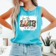 Baseball Mom Leopard For The Love Of The Game Bleached Women Comfort Colors Tank Top Light Green Baseball Mom Leopard For The Love Of The Game Bleached Women Comfort Colors Tank Top Light Green
