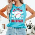 Baseball Mom Meme Quote Comfort Colors Tank Top Light Green Baseball Mom Meme Quote Comfort Colors Tank Top Light Green