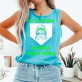 Baseball Mom Quote My Stepson Works From Home Comfort Colors Tank Top Light Green Baseball Mom Quote My Stepson Works From Home Comfort Colors Tank Top Light Green