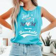 Baseball Mom Sayings Just A Mom That Loves Baseball Comfort Colors Tank Top Light Green Baseball Mom Sayings Just A Mom That Loves Baseball Comfort Colors Tank Top Light Green