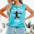 Baseball Mom My Son Will Be Waiting For You At Home Premium Tri-Blend Comfort Colors Tank Top Light Green Baseball Mom My Son Will Be Waiting For You At Home Premium Tri-Blend Comfort Colors Tank Top Light Green