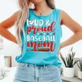 Baseball Mom Sport Mommy Baseball Mama Mother's Day Comfort Colors Tank Top Light Green