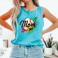 Baseball Mom USA American Baseball Graphic Comfort Colors Tank Top Light Green Baseball Mom USA American Baseball Graphic Comfort Colors Tank Top Light Green