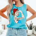 Baseball Mom Woman Baseball Sport Lover Comfort Colors Tank Top Light Green Baseball Mom Woman Baseball Sport Lover Comfort Colors Tank Top Light Green