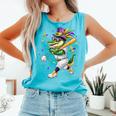 Baseball Player Mardi Gras Alligator Carnival Costume Beads Comfort Colors Tank Top Light Green Baseball Player Mardi Gras Alligator Carnival Costume Beads Comfort Colors Tank Top Light Green