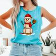 Baseball Snowman Merry Christmas Holiday Sports Xmas Pajamas Comfort Colors Tank Top Light Green Baseball Snowman Merry Christmas Holiday Sports Xmas Pajamas Comfort Colors Tank Top Light Green
