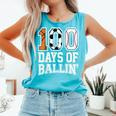 Baseball Soccer Basketball 100 Days Of School Comfort Colors Tank Top Light Green Baseball Soccer Basketball 100 Days Of School Comfort Colors Tank Top Light Green