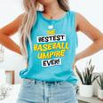 Best Baseball Umpire Job Occupation Premium Tri-Blend Comfort Colors Tank Top Light Green