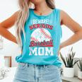 Beware Serious Baseball Mom Game Cheerleading Family Comfort Colors Tank Top Light Green Beware Serious Baseball Mom Game Cheerleading Family Comfort Colors Tank Top Light Green