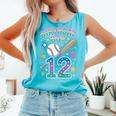 Birthday Boy 12th Birthday Baseball Comfort Colors Tank Top Light Green Birthday Boy 12th Birthday Baseball Comfort Colors Tank Top Light Green