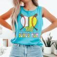 Bonus Mom Of Both Half Baseball Softball Ice Cream Drip Comfort Colors Tank Top Light Green Bonus Mom Of Both Half Baseball Softball Ice Cream Drip Comfort Colors Tank Top Light Green