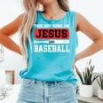 This Boy Runs On Jesus And Baseball Christian Baseball Comfort Colors Tank Top Light Green This Boy Runs On Jesus And Baseball Christian Baseball Comfort Colors Tank Top Light Green