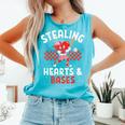 Boys Baseball Valentines Day Stealing Hearts Valentine Kids Comfort Colors Tank Top Light Green Boys Baseball Valentines Day Stealing Hearts Valentine Kids Comfort Colors Tank Top Light Green