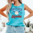 Brother Of Rookie 1st Birthday Baseball Boy Family Matching Comfort Colors Tank Top Light Green