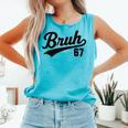 Bruh Baseball Style Number 67 Sports Bro Slang Meme Brother Comfort Colors Tank Top Light Green