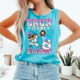 Bruh It's My 8th Birthday Baseball Ice Cream Drip 8 Year Old Comfort Colors Tank Top Light Green