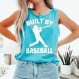 Built By Baseball Baseball For Men Women Boys Players Comfort Colors Tank Top Light Green Built By Baseball Baseball For Men Women Boys Players Comfort Colors Tank Top Light Green