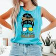 Busy Raising Ballers Tennis Baseball Mom Messy Bun Leopard Comfort Colors Tank Top Light Green Busy Raising Ballers Tennis Baseball Mom Messy Bun Leopard Comfort Colors Tank Top Light Green
