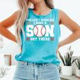 You Can't Scare Me I Have a Son Baseball Mom Comfort Colors Tank Top Light Green