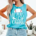 Cheer Baseball Mom Baseball And Cheer Mother Comfort Colors Tank Top Light Green