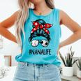 Classy Nana Life Soccer Messy Bun Baseball Mother's Day Comfort Colors Tank Top Light Green Classy Nana Life Soccer Messy Bun Baseball Mother's Day Comfort Colors Tank Top Light Green