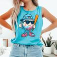 Cool Ice Cream Drip Baseball Drip For Boys Sports Kids Comfort Colors Tank Top Light Green Cool Ice Cream Drip Baseball Drip For Boys Sports Kids Comfort Colors Tank Top Light Green