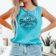 Crazy Proud Always Loud Baseball Mom Saying Graphic Comfort Colors Tank Top Light Green Crazy Proud Always Loud Baseball Mom Saying Graphic Comfort Colors Tank Top Light Green