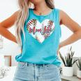 Cute Baseball Mom Heart Mother's Day Sport Mama Mom Life Comfort Colors Tank Top Light Green Cute Baseball Mom Heart Mother's Day Sport Mama Mom Life Comfort Colors Tank Top Light Green